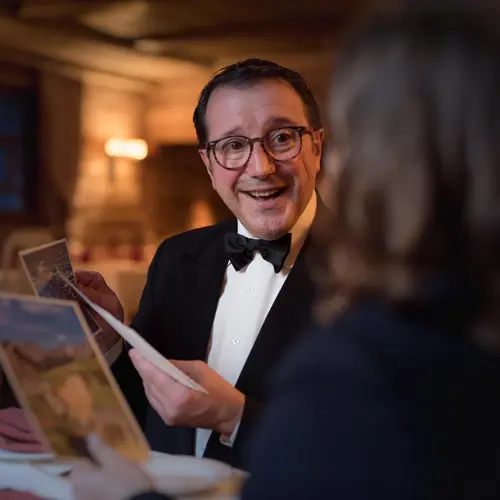 Copyright Gstaad Palace Photographer Melanie Uhkötter Maurizio Paglino Maître D'gildo's 72Dpi 1